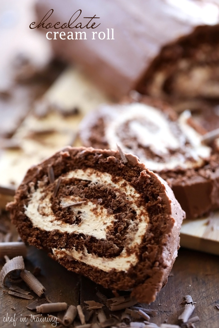 Chocolate Cake Roll Recipe
 chocolate roll cake with cream cheese filling