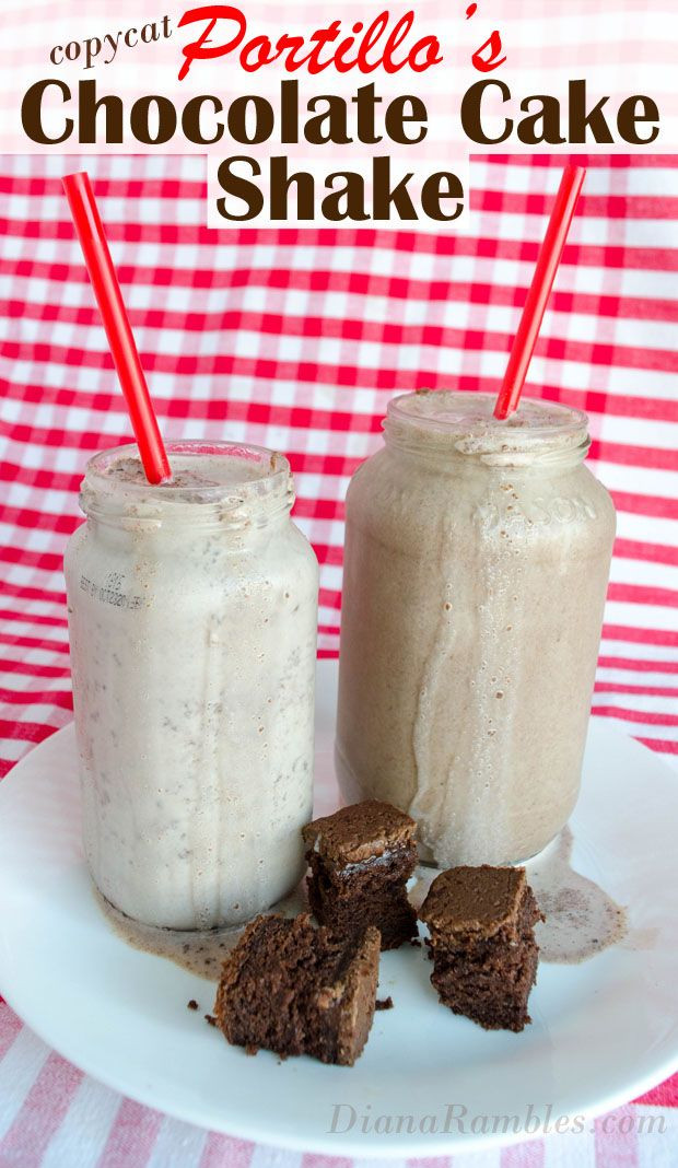 Chocolate Cake Shake Portillo'S
 Best 25 How to make milkshake ideas on Pinterest