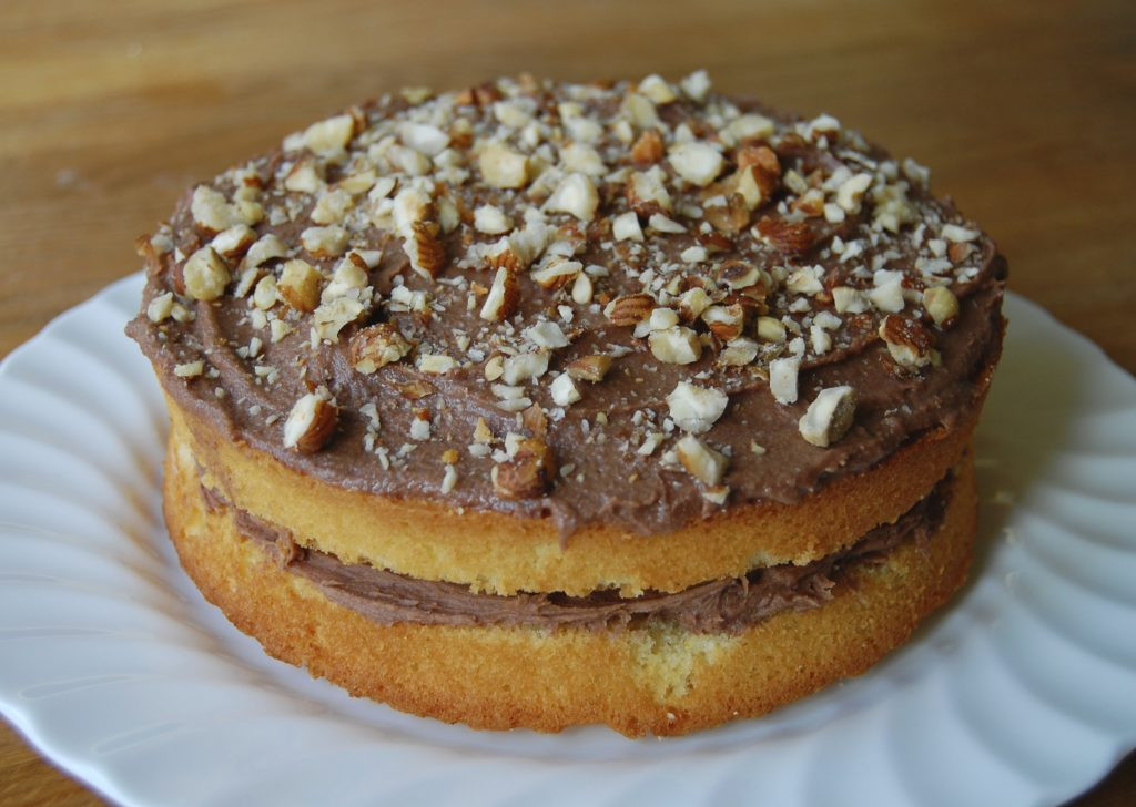 Chocolate Cake With Hazelnuts My Cafe
 Recipe Orange cake with chocolate hazelnut buttercream