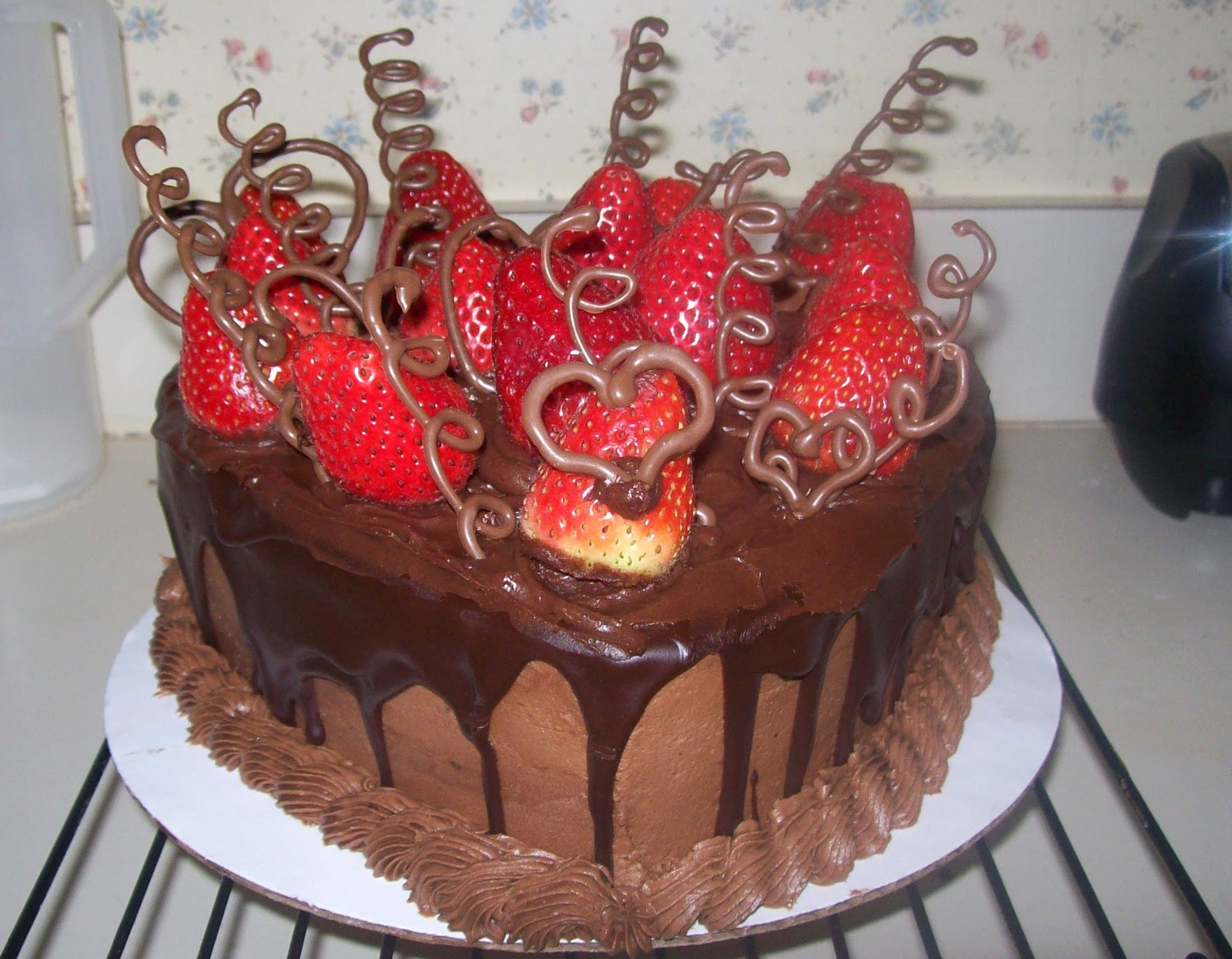 Chocolate Cake With Strawberries
 My Amazing Things Blog Cake with chocolate and strawberry