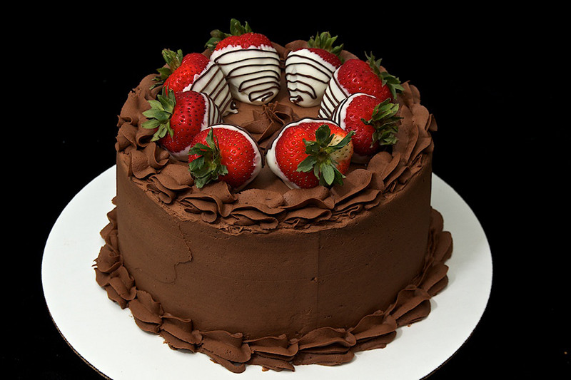 Chocolate Cake With Strawberries
 Imagine It Iced Cakes by Lisa Strawberry Chocolate