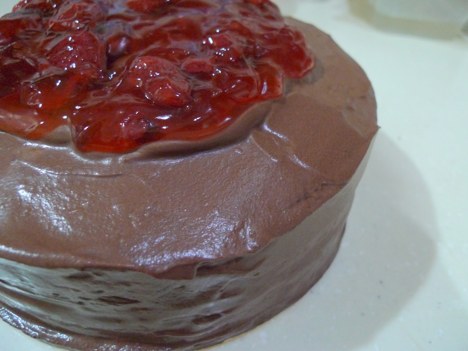 Chocolate Cake With Strawberry Filling
 Wonderland District Recipe Chocolate Cake With