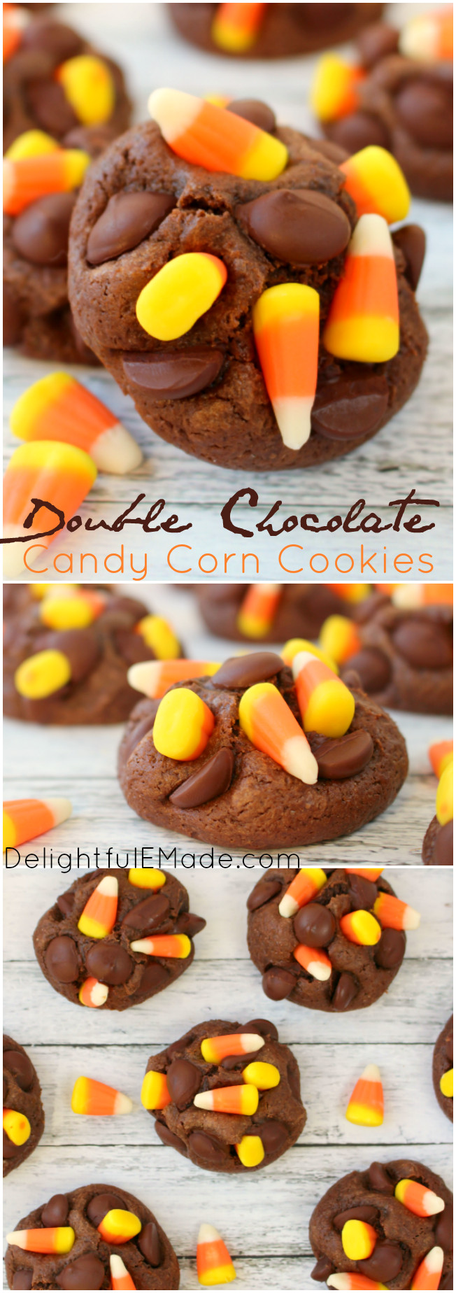 Chocolate Candy Corn
 Double Chocolate Candy Corn Cookies Delightful E Made