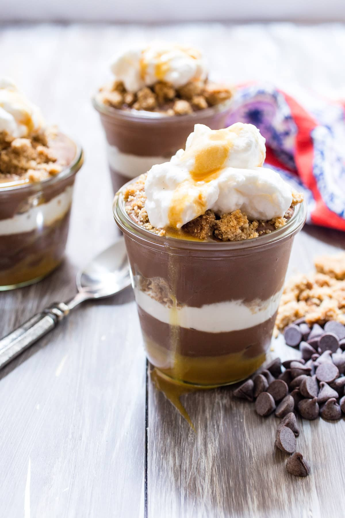 Chocolate Caramel Desserts
 Chocolate Caramel Pudding Parfait