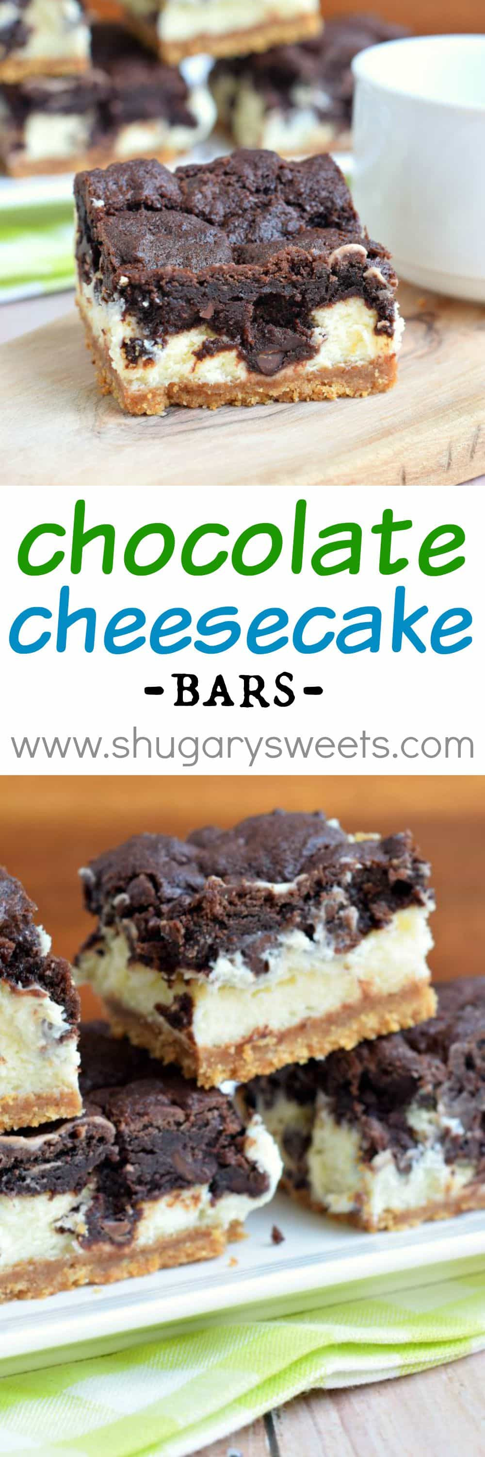 Chocolate Cheese Cake Bars
 Chocolate Cheesecake Bars Shugary Sweets