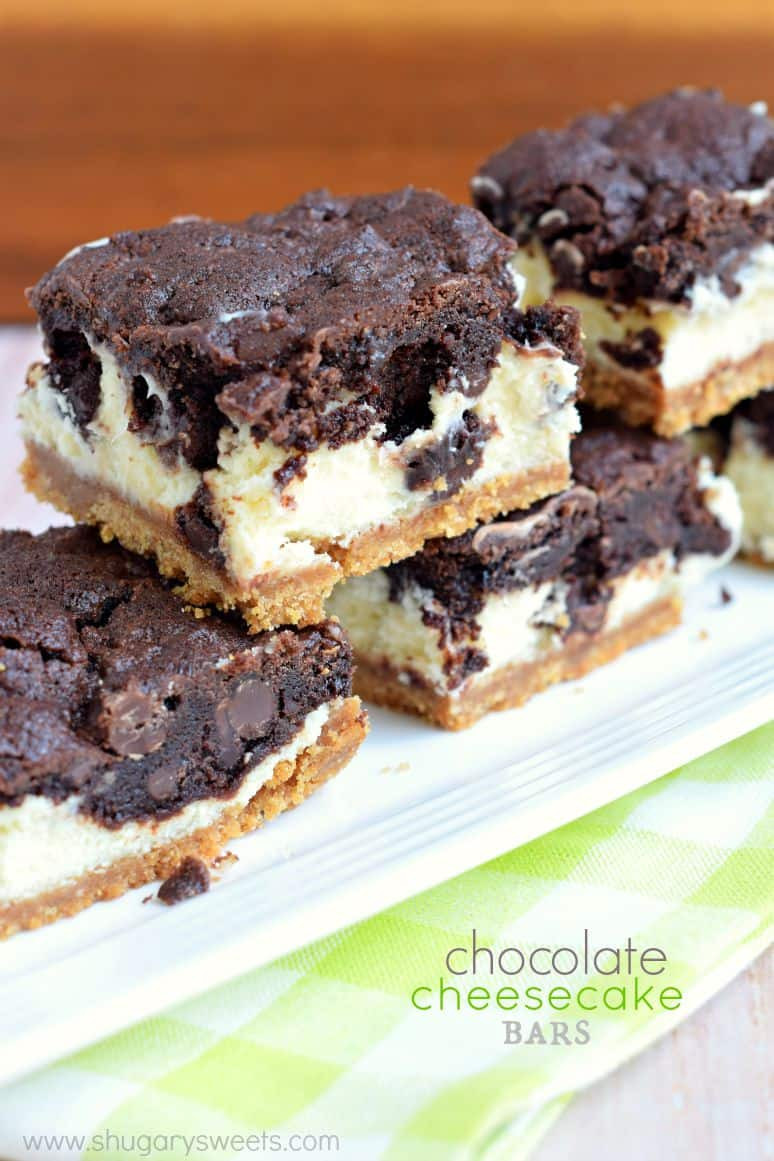 Chocolate Cheese Cake Bars
 Chocolate Cheesecake Bars Shugary Sweets