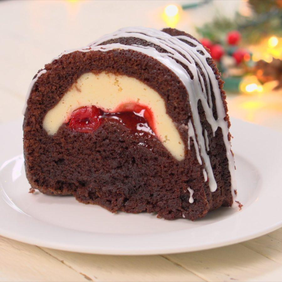 Chocolate Cherry Bundt Cake
 Cherry Cheesecake Chocolate Bundt Cake