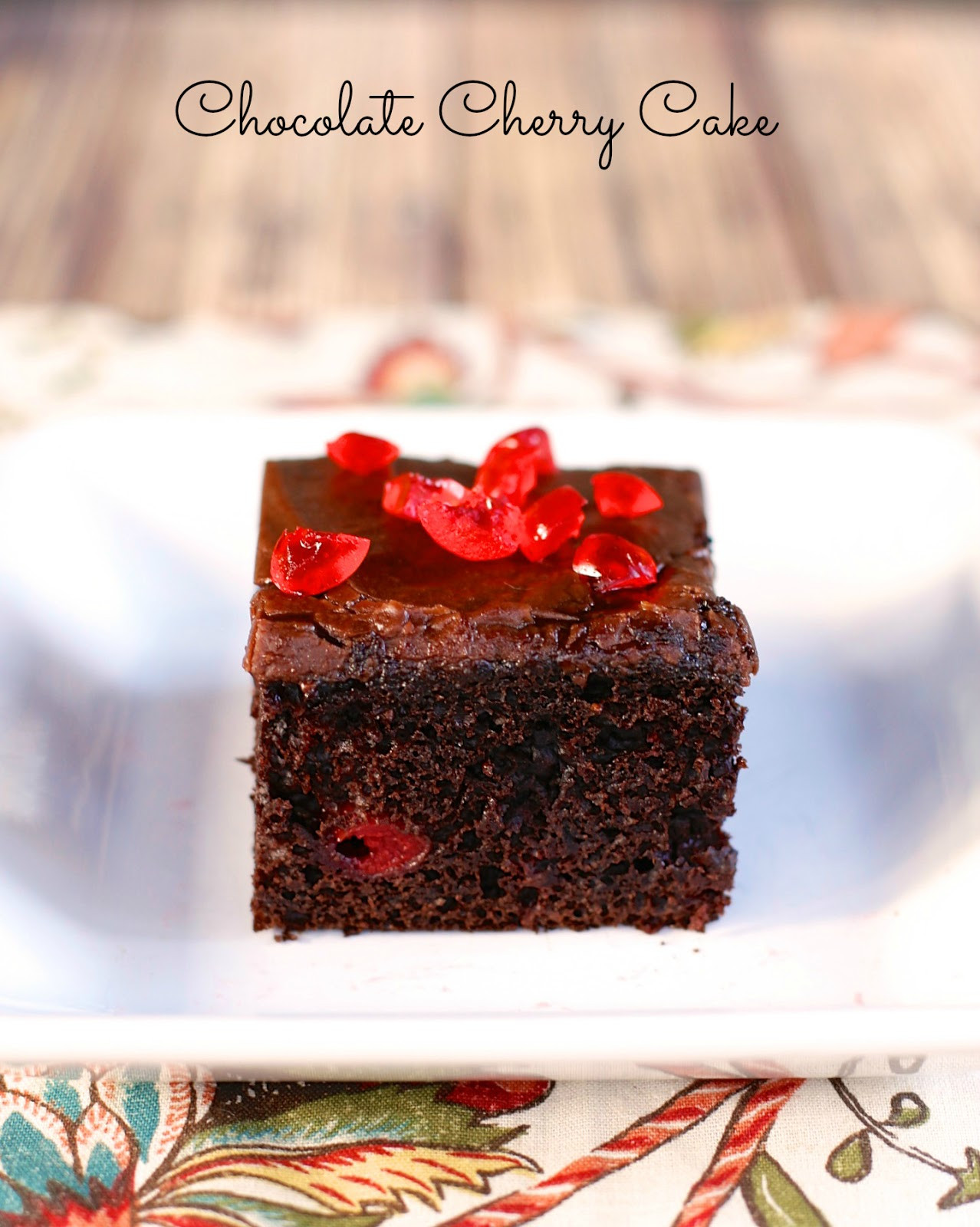 Chocolate Cherry Cake
 Chocolate Cherry Cake