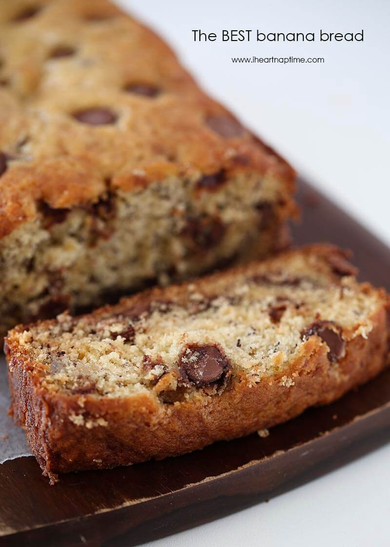 Chocolate Chip Banana Bread Recipe
 Best Chocolate Chip Banana Bread Recipe I Heart Nap Time