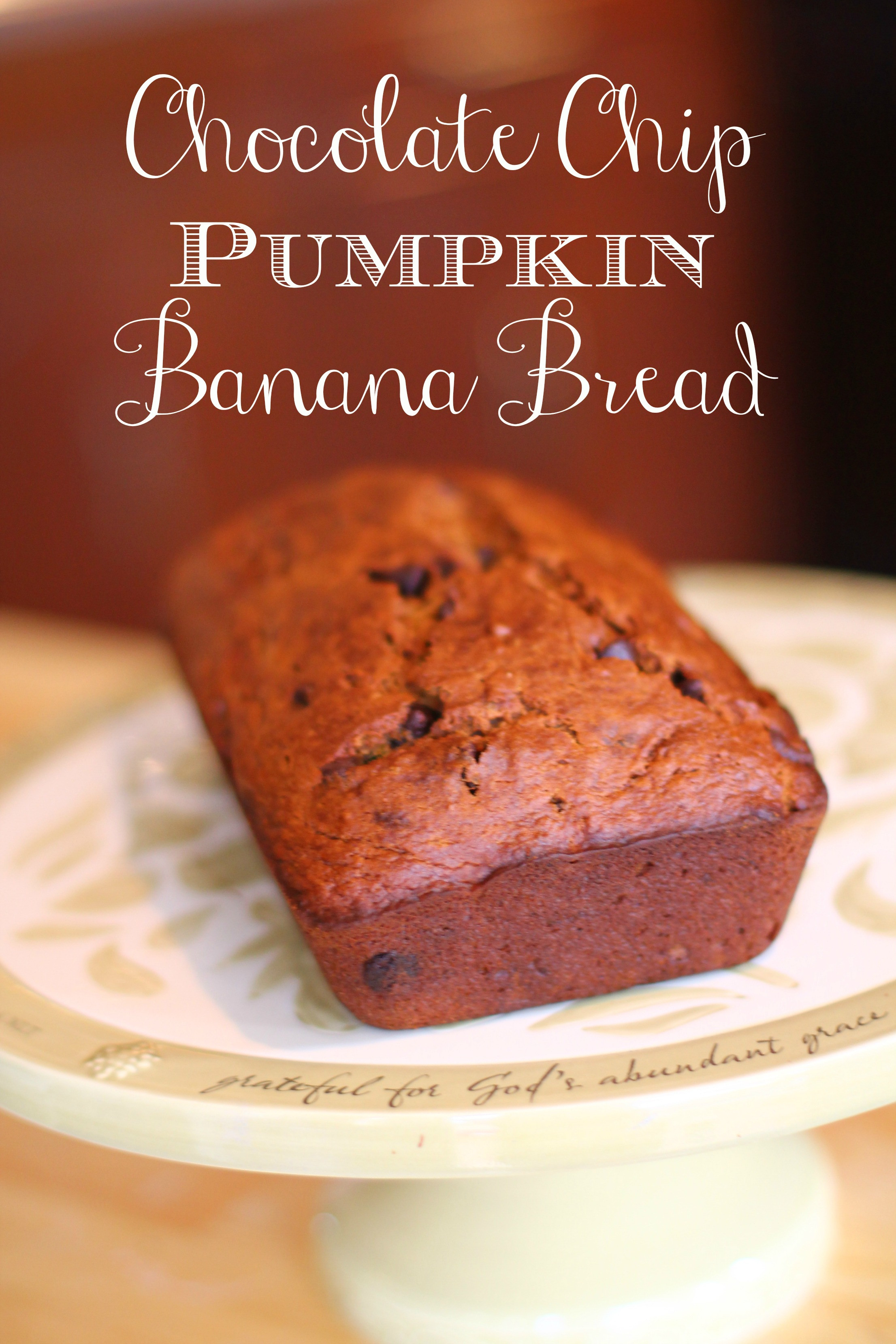 Chocolate Chip Banana Bread Recipe
 Easy Chocolate Chip Pumpkin Banana Bread The Mom Creative