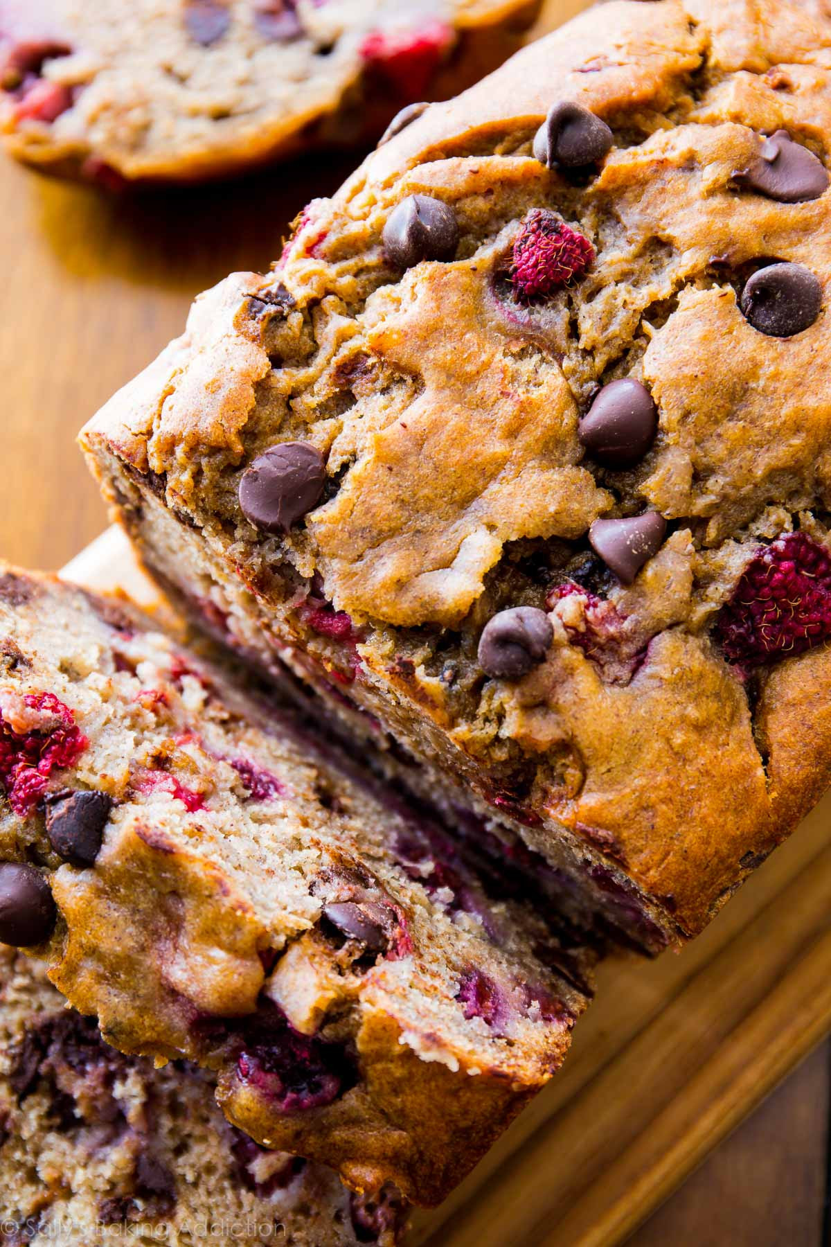 Chocolate Chip Banana Bread Recipe
 Dark Chocolate Chip Raspberry Banana Bread Sallys