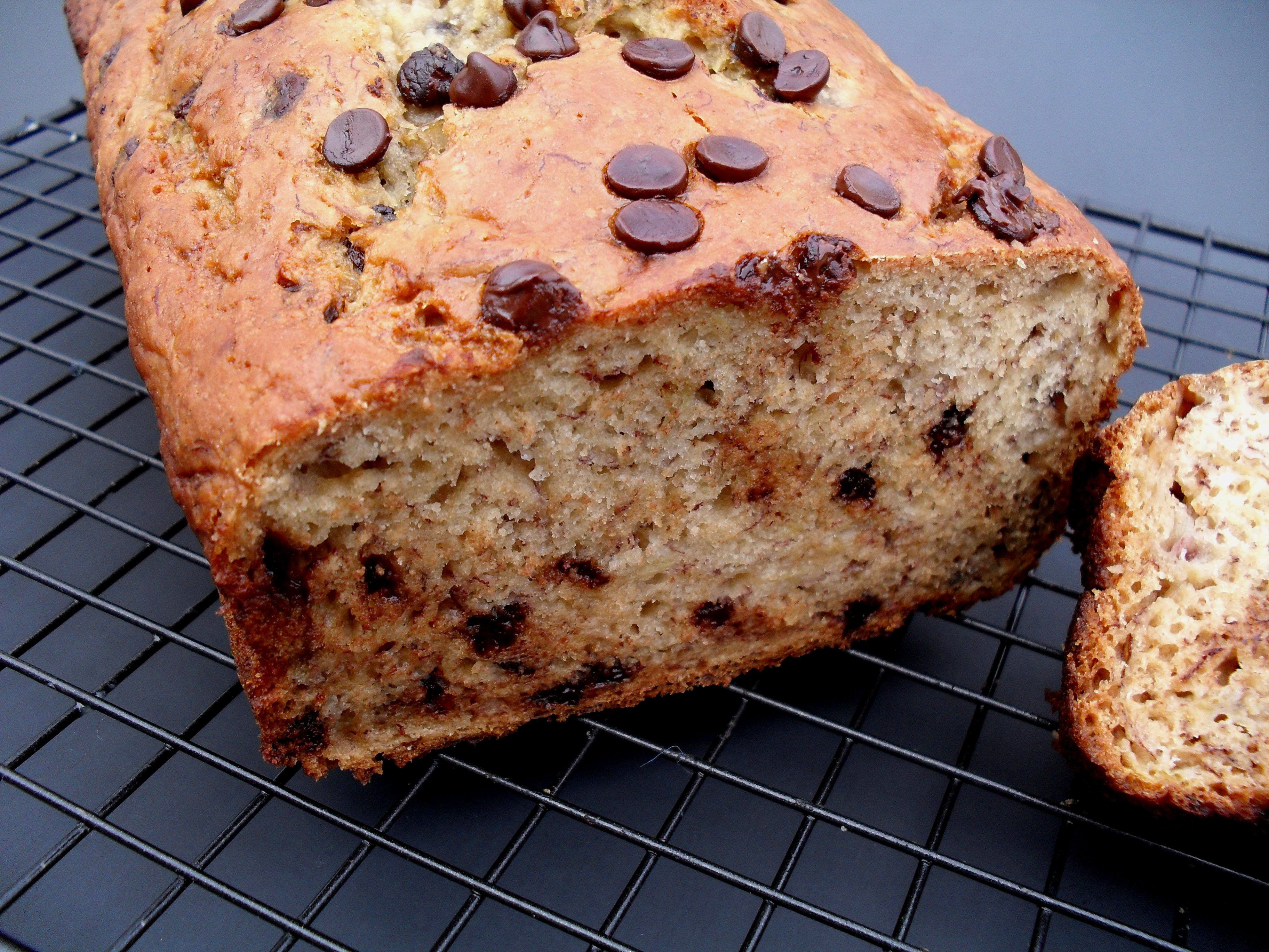 Chocolate Chip Banana Bread Recipe
 Chocolate Chip Banana Bread Low Fat Low Sugar