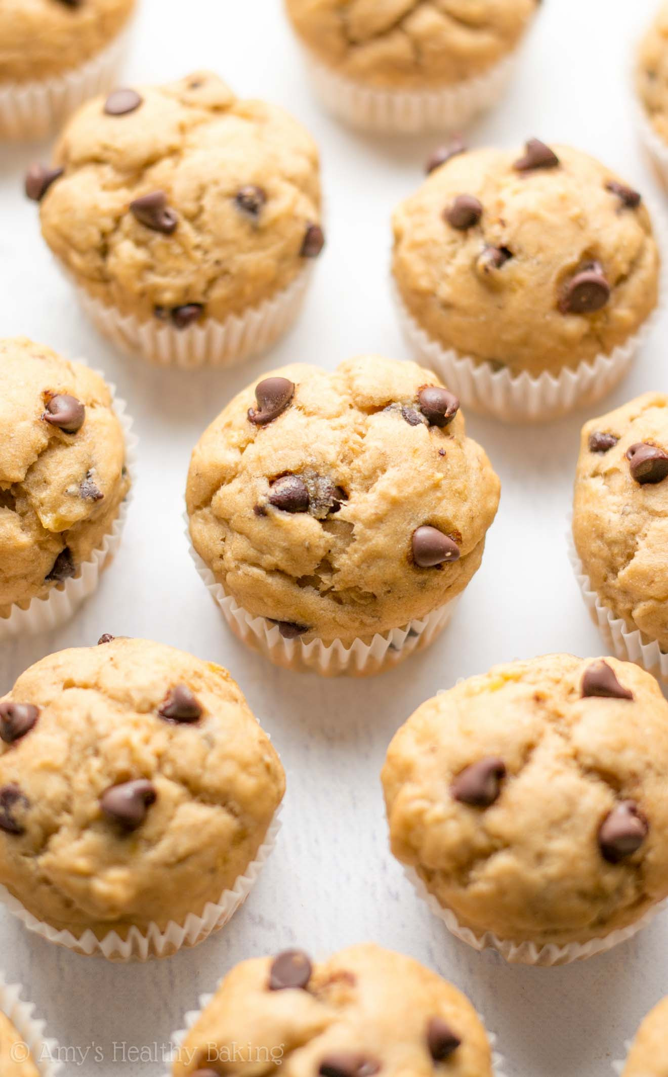 Chocolate Chip Banana Muffins
 Chocolate Chip Banana Mini Muffins