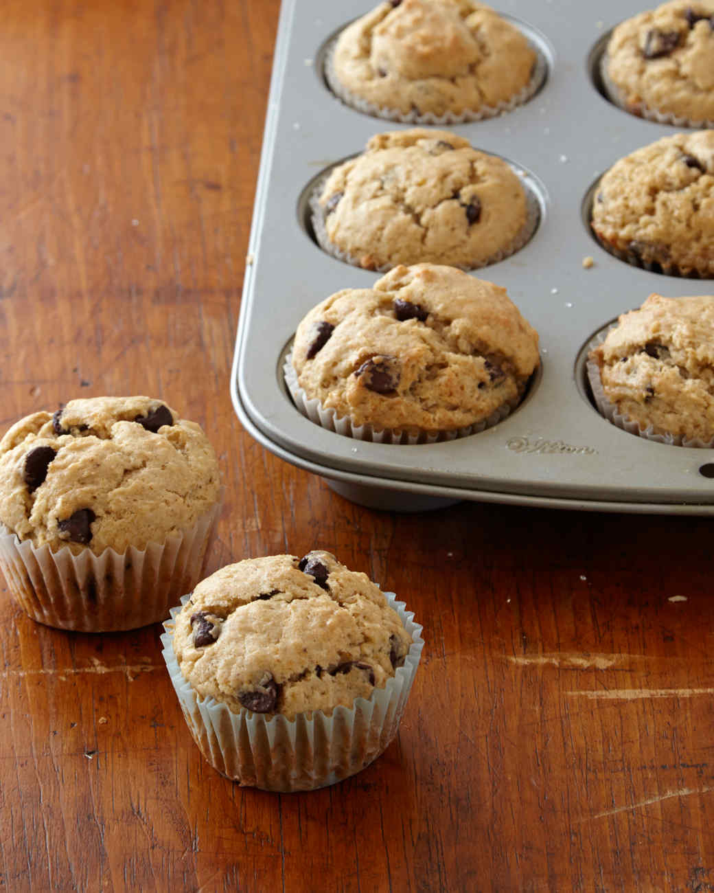 Chocolate Chip Banana Muffins
 Banana Chocolate Chip Muffins