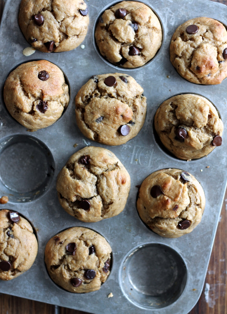 Chocolate Chip Banana Muffins
 Skinny Banana Chocolate Chip Muffins