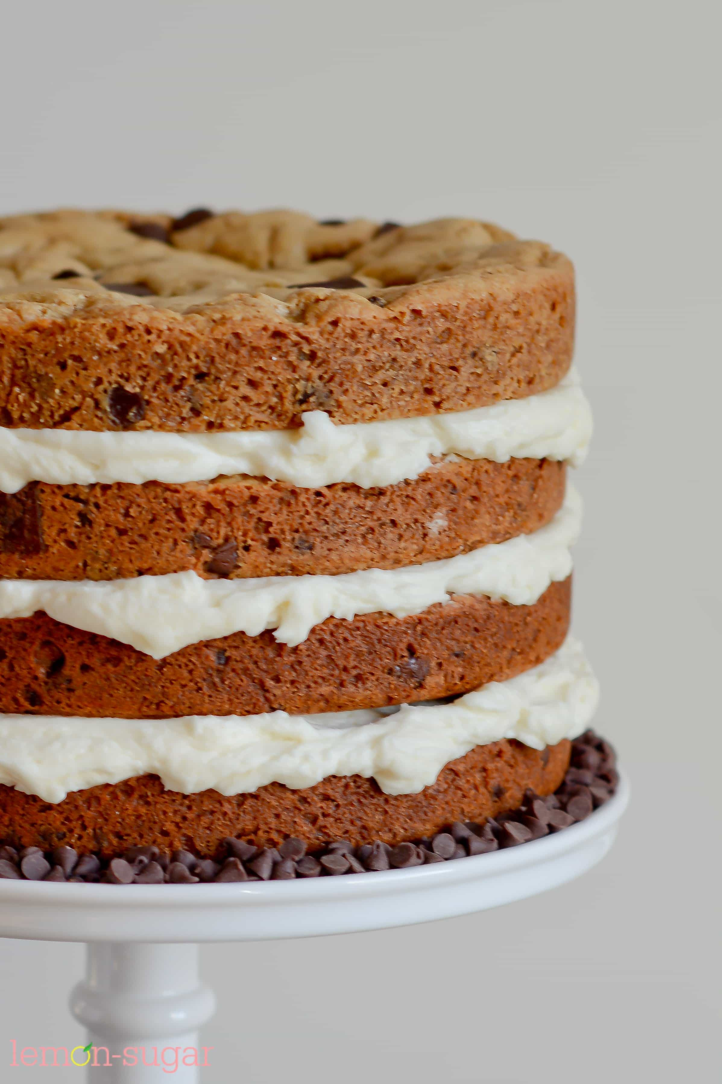 Chocolate Chip Cookie Cake
 Chocolate Chip Cookie Layer Cake Lemon Sugar