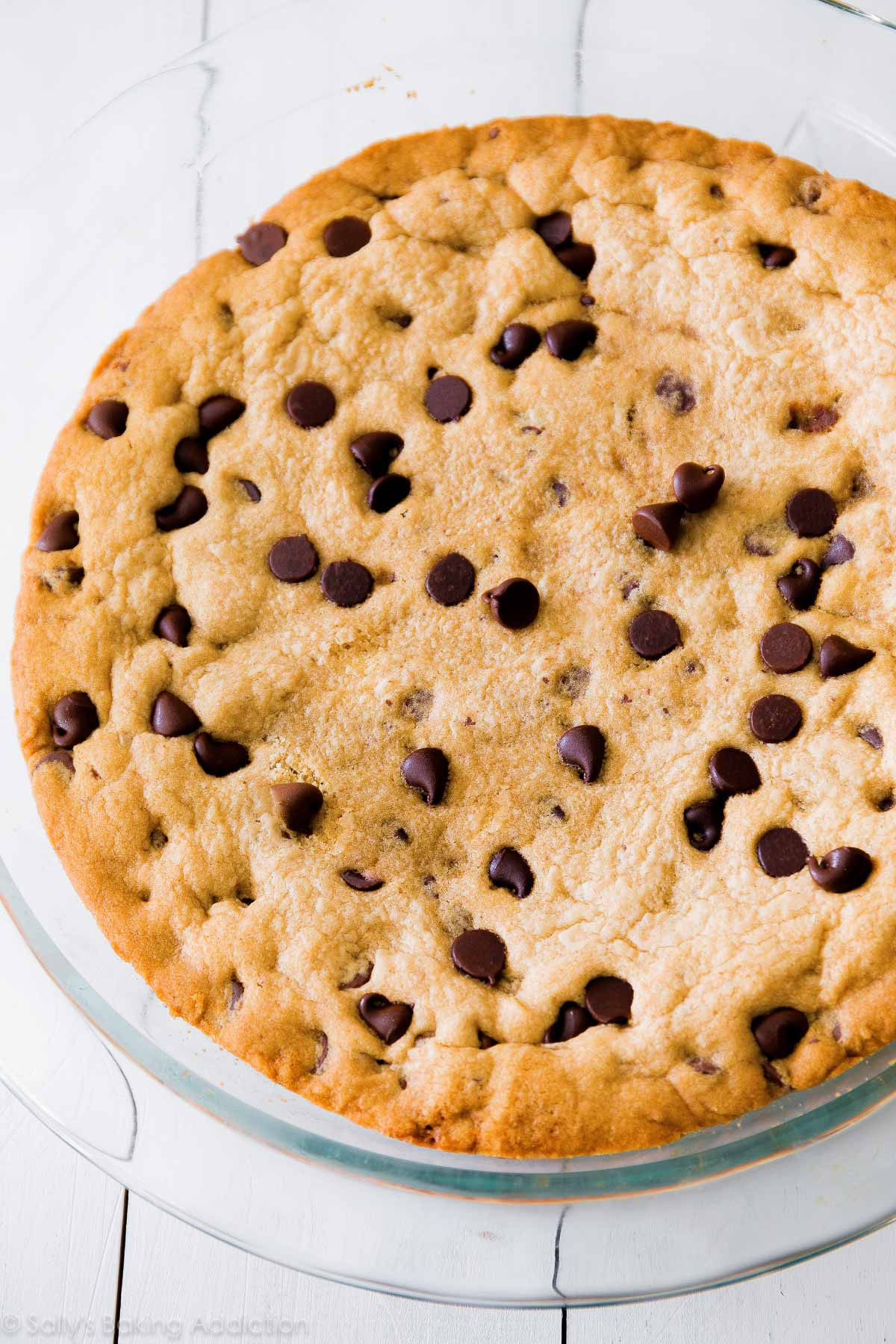 Chocolate Chip Cookie Cake
 Chocolate Chip Cookie Cake Sallys Baking Addiction