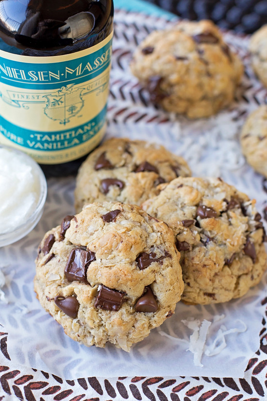 Chocolate Chip Cookies With Coconut Oil
 Coconut Oil Oatmeal Chocolate Chip Cookies Life Made Simple