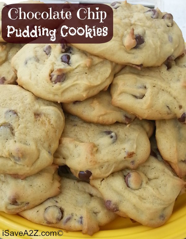Chocolate Chip Cookies With Pudding
 Chocolate Chip Pudding Cookies Recipe AMAZING And so easy