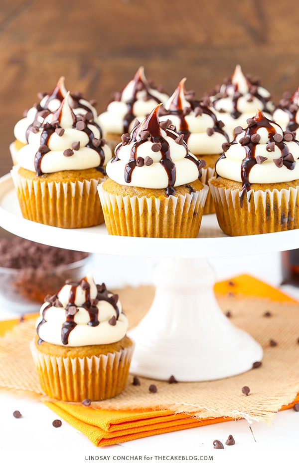 Chocolate Chip Cupcakes
 Pumpkin Chocolate Chip Cupcakes