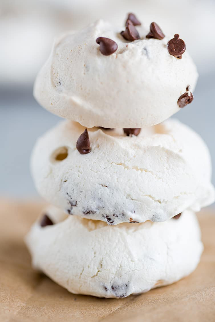 Chocolate Chip Meringue Cookies
 Chocolate Chip Meringue Cookies