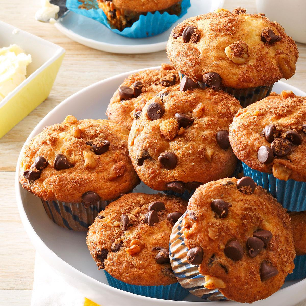Chocolate Chip Muffins Recipe
 Traditional Chocolate Chip Muffins Recipe