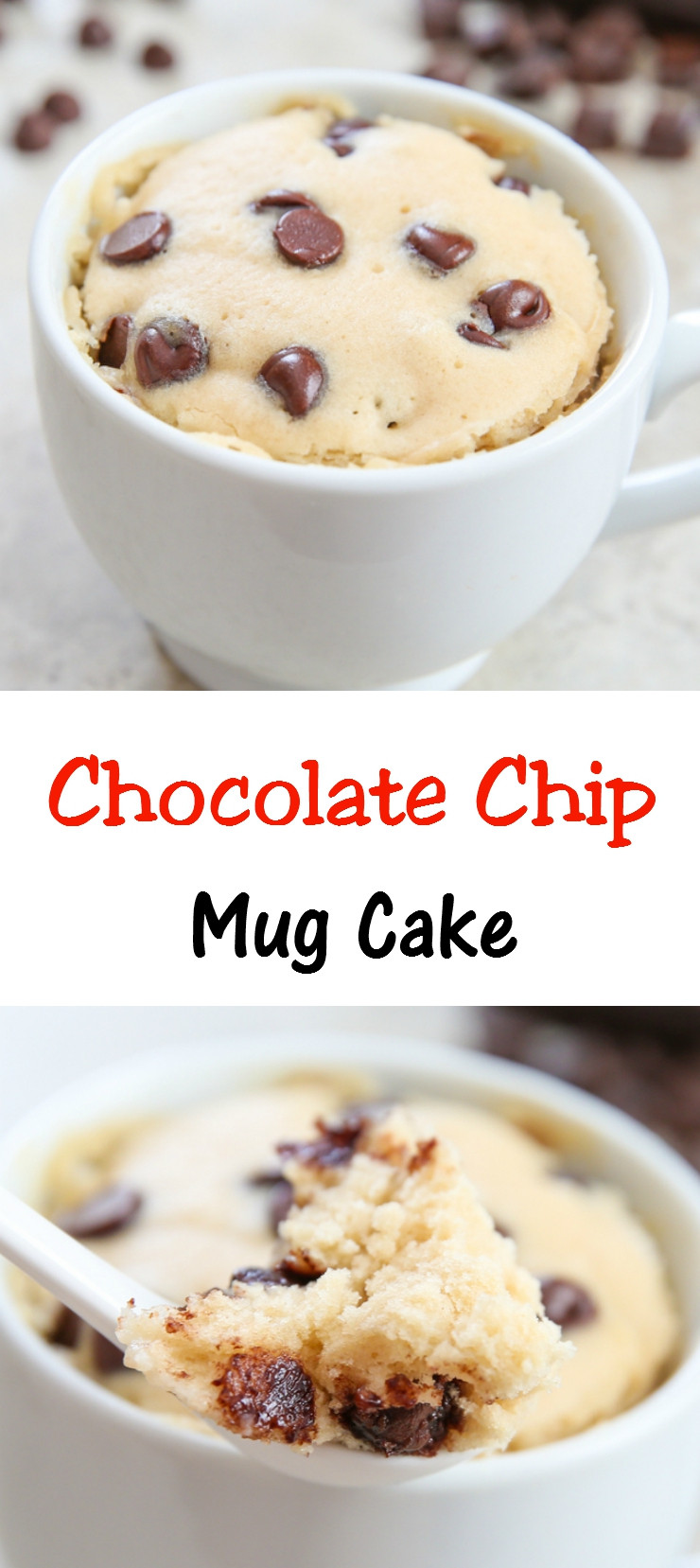 Chocolate Chip Mug Cake
 Chocolate Chip Mug Cake Kirbie s Cravings