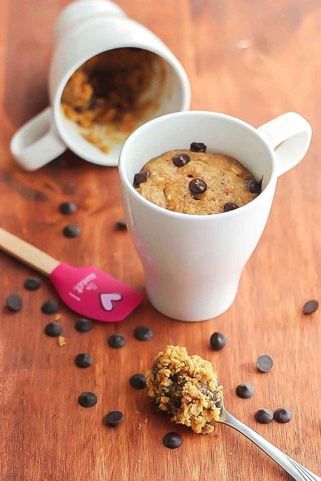 Chocolate Chip Mug Cake
 Gluten Free Peanut Butter Chocolate Chip Mug Cake