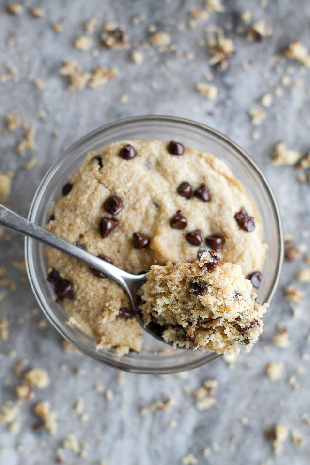 Chocolate Chip Mug Cake
 Chocolate Chip Cookie Dough Mug Cake