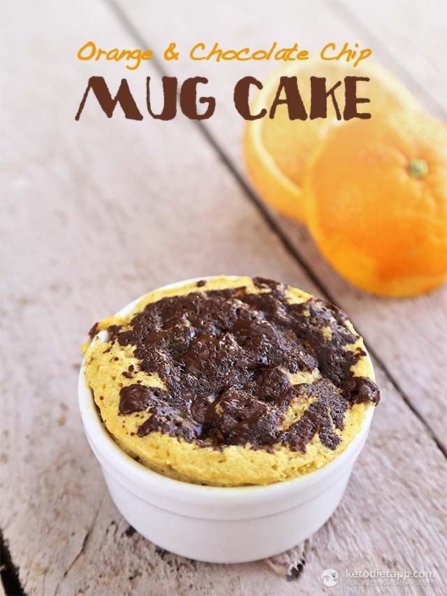 Chocolate Chip Mug Cake
 Orange & Chocolate Chip Mug Cake