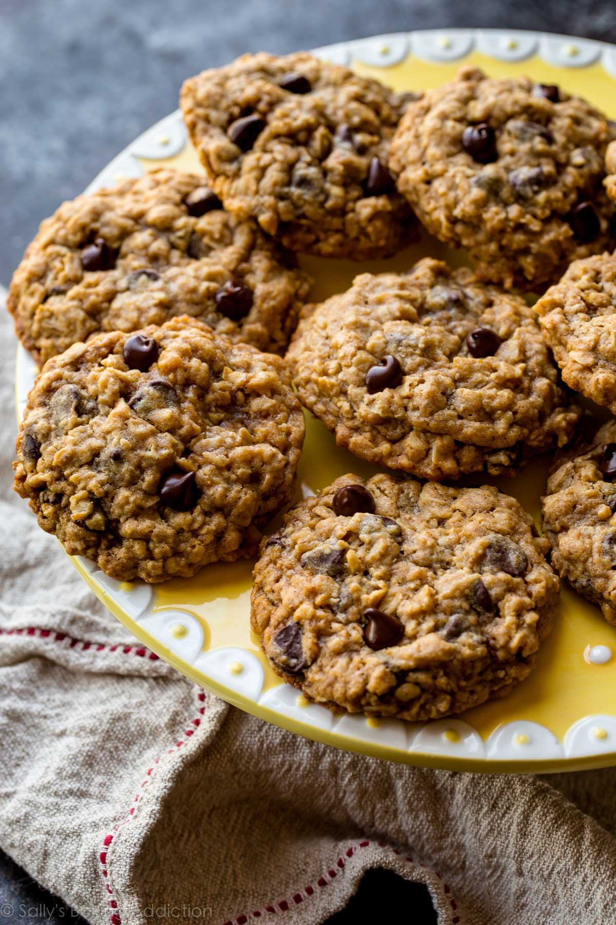 Chocolate Chip Oatmeal Cookies
 Soft & Chewy Oatmeal Chocolate Chip Cookies Sallys