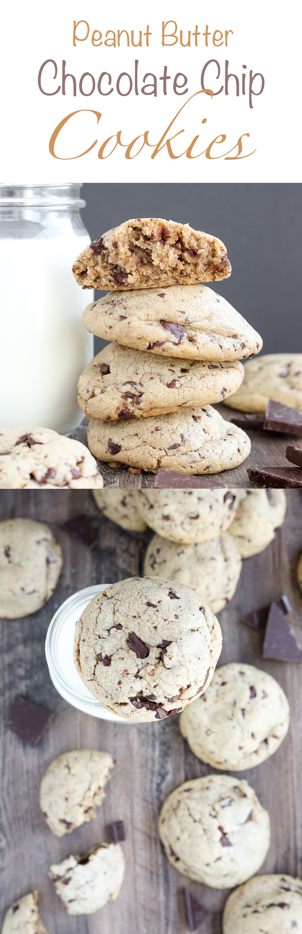 Chocolate Chip Peanut Butter Cookies
 Chewy Peanut Butter Chocolate Chip Cookies American