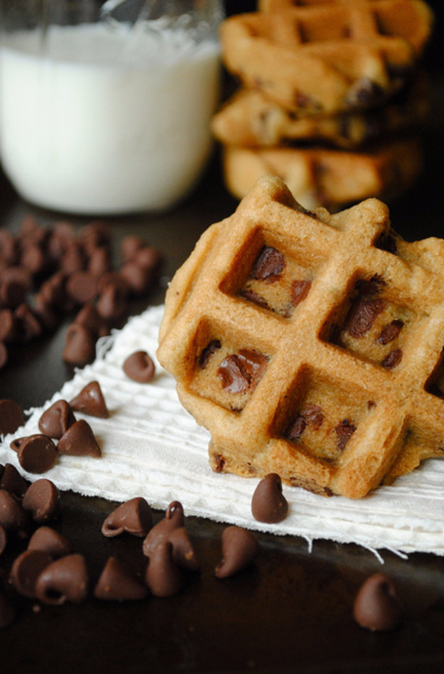 Chocolate Chip Waffles
 31 Waffle Iron Hacks You Have to See To Believe