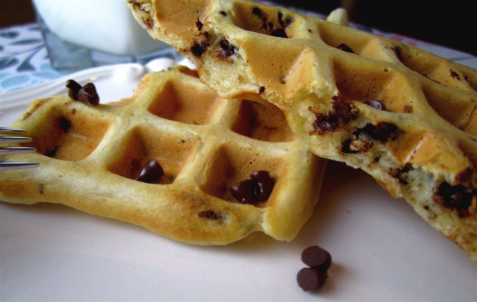 Chocolate Chip Waffles
 Stephanie Cooks Chocolate Chip Waffles