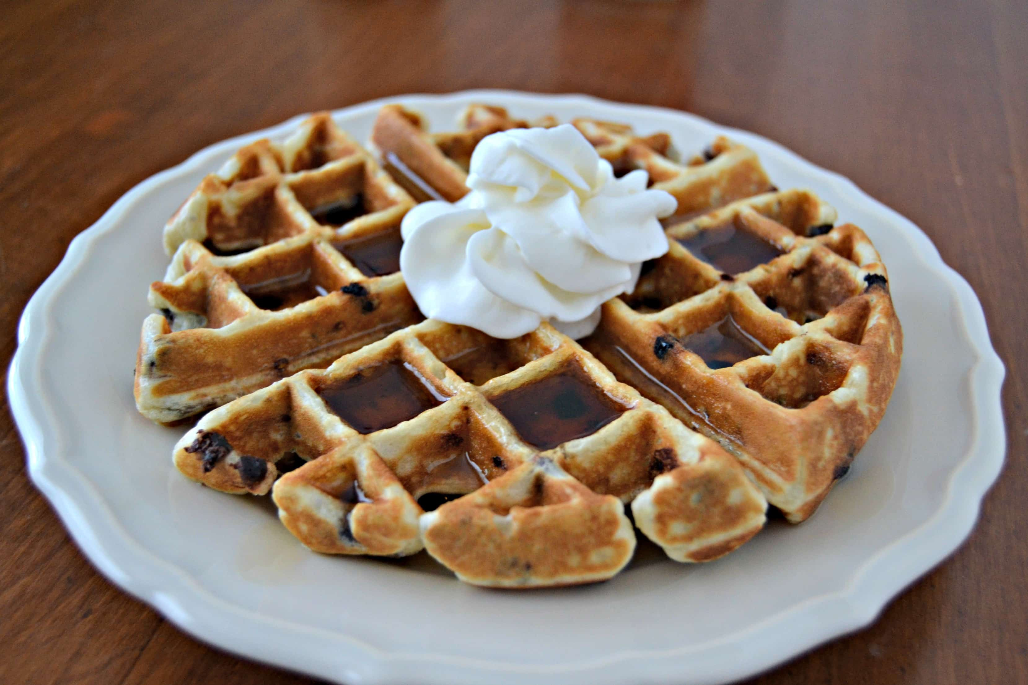 Chocolate Chip Waffles
 Chia Chocolate Chip Waffles