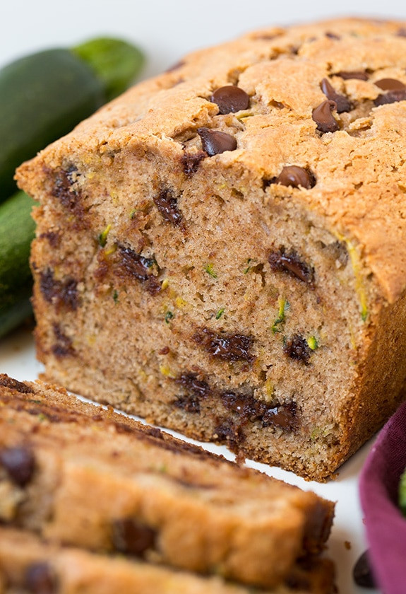 Chocolate Chip Zucchini Bread Recipe
 chocolate chip zucchini bread cooking light