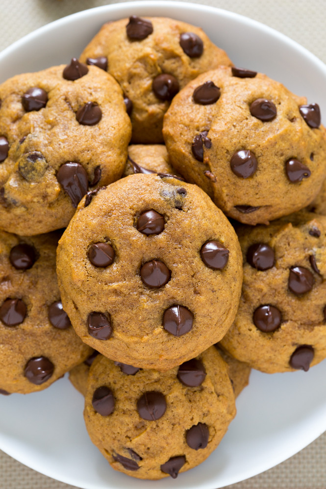 Chocolate Chips Cookies
 Pumpkin Chocolate Chip Cookies