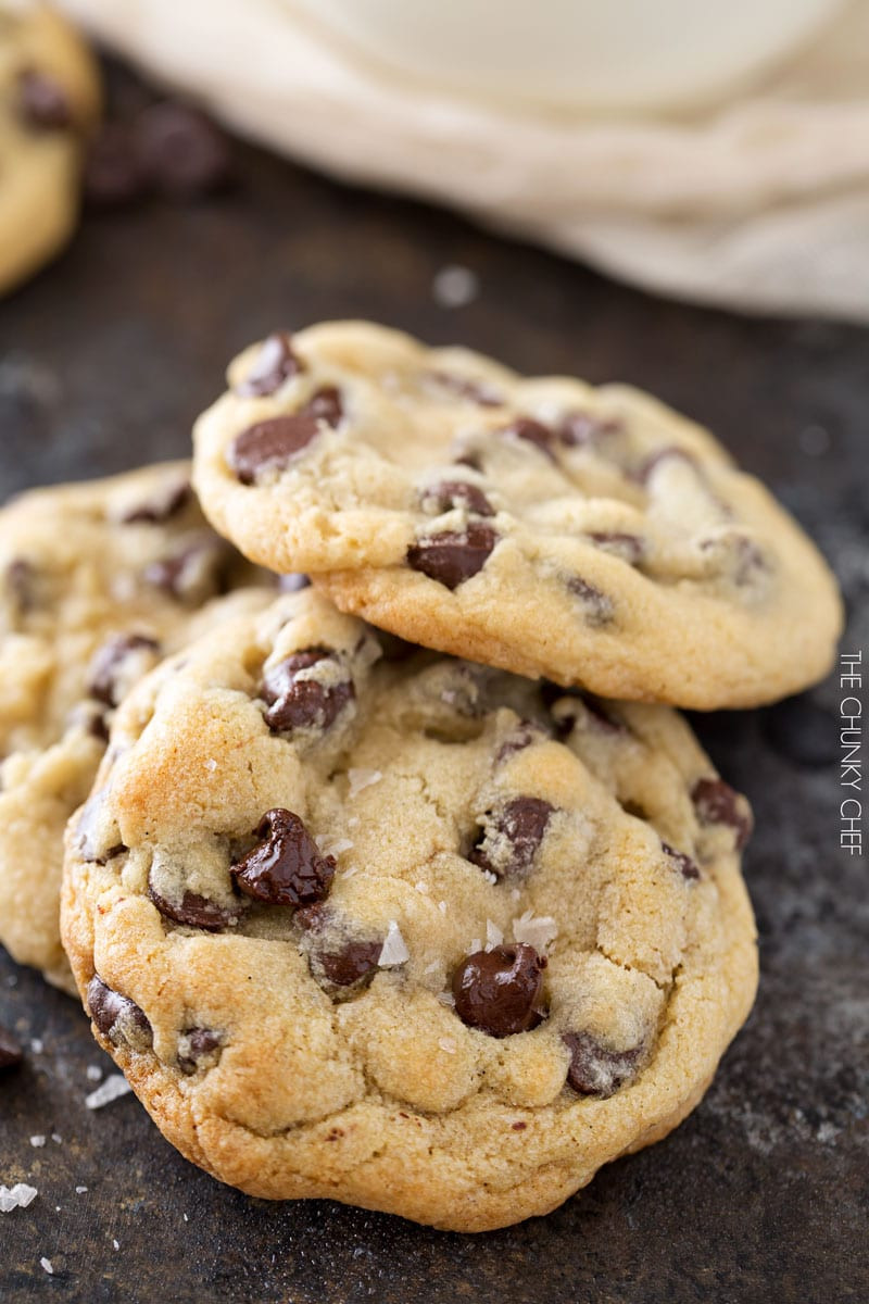 Chocolate Chocolate Chip Cookies
 Salted Chocolate Chip Cookies The Chunky Chef