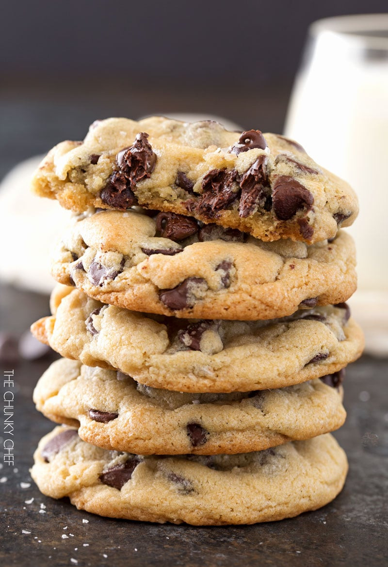 Chocolate Chocolate Chip Cookies
 Salted Chocolate Chip Cookies The Chunky Chef