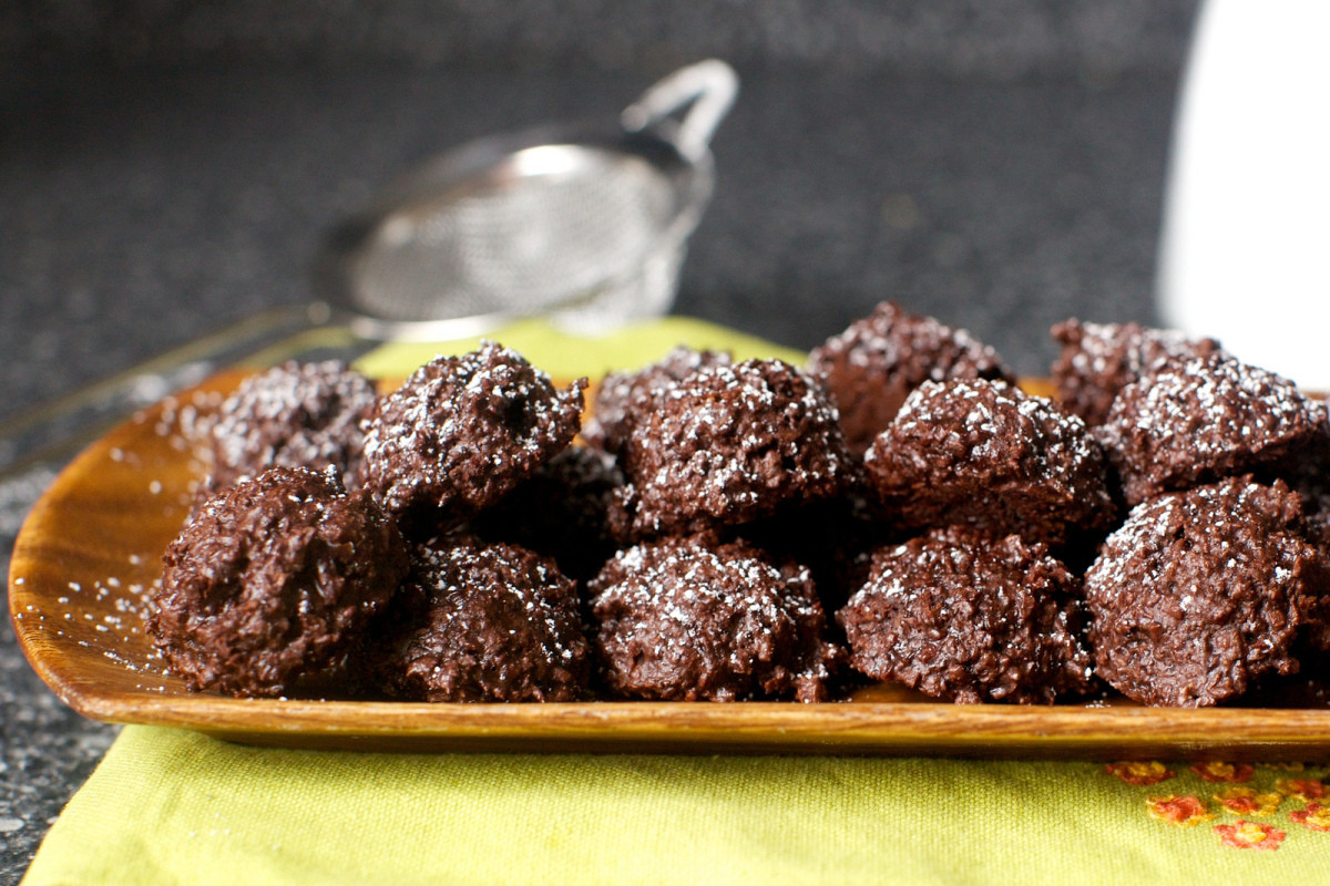 Chocolate Coconut Macaroons
 dark chocolate coconut macaroons – smitten kitchen