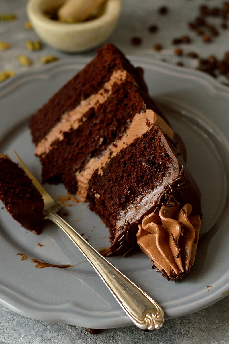 Chocolate Coffee Cake
 Chocolate Coffee Cardamom Layer Cake Domestic Gothess