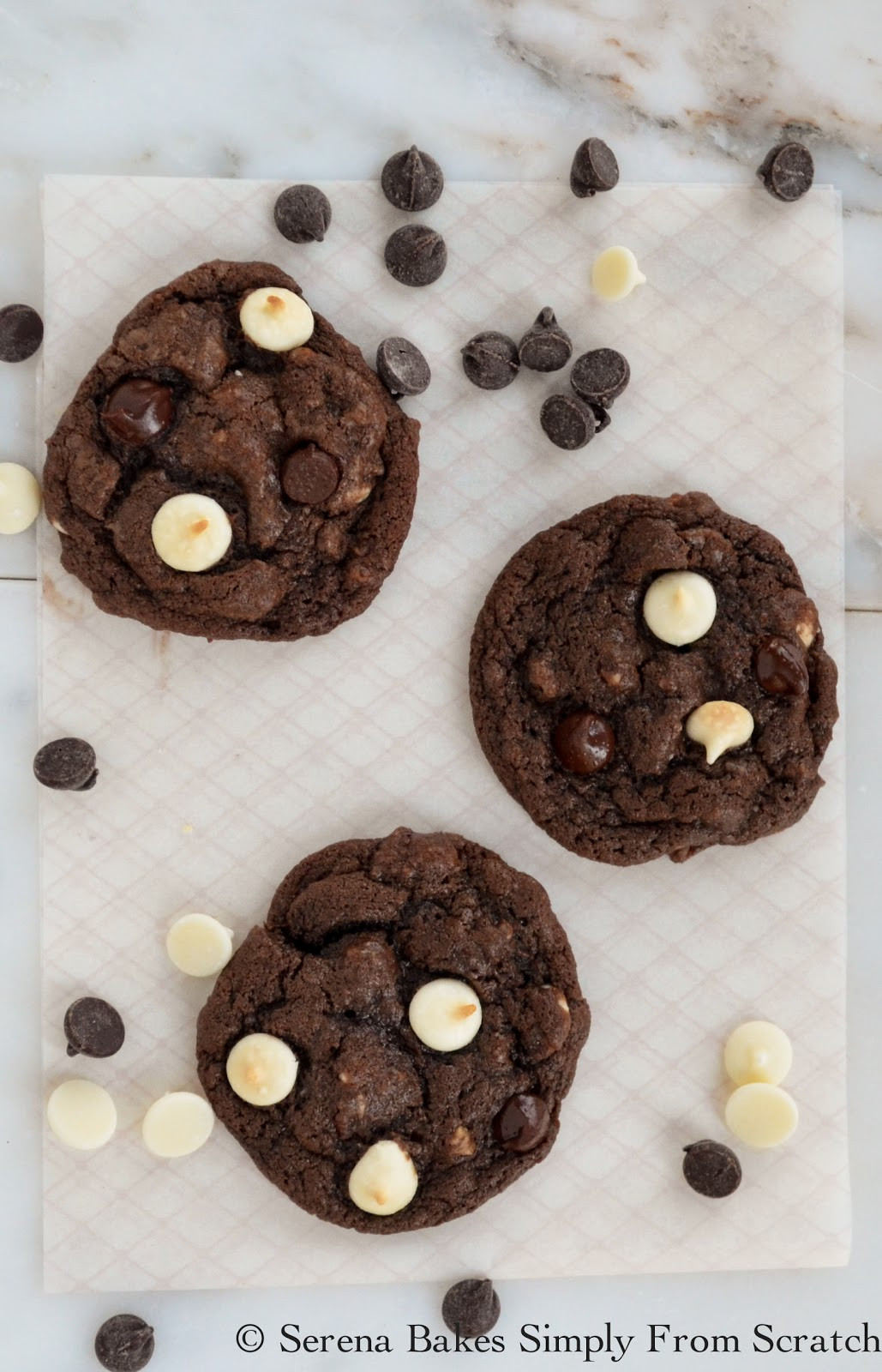 Chocolate Cookies From Scratch
 Double Chocolate Chip Cookies