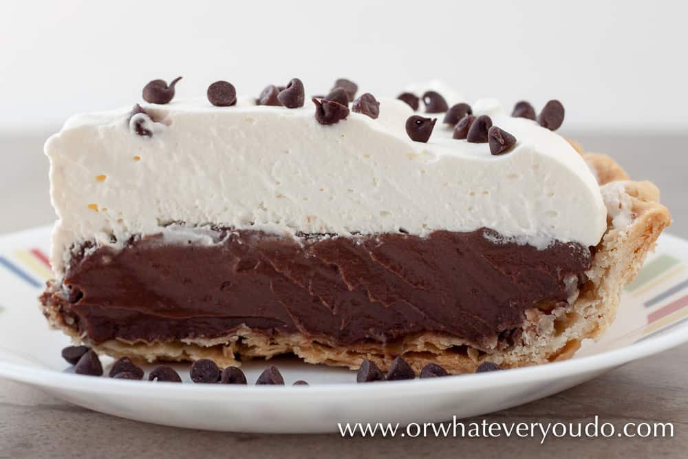 Chocolate Cream Pie
 Chocolate Cream Pie Whatever You Do