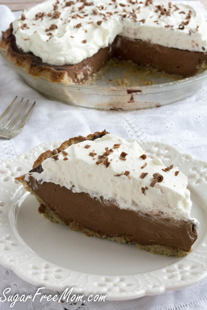 Chocolate Cream Pie
 Sugar Free Chocolate Cream Pie