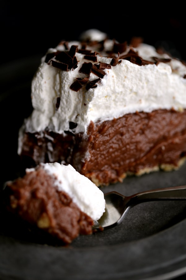 Chocolate Cream Pie With Pudding
 Chocolate Pudding Pie Recipe HOMEMADE Rachel Cooks