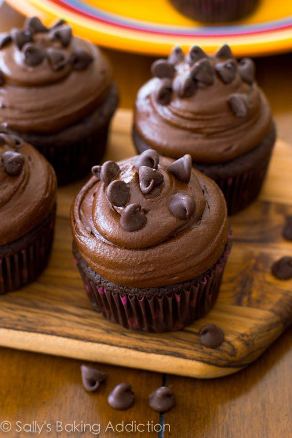 Chocolate Cupcakes Recipe
 Chocolate Fudge Cupcakes with Salted Caramel Frosting
