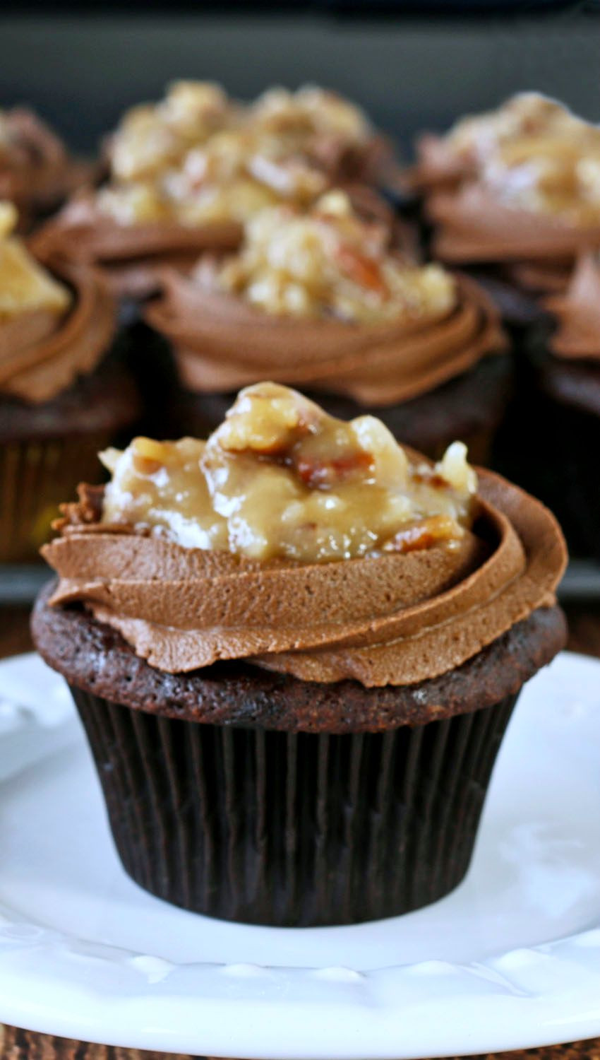 Chocolate Cupcakes Recipe
 German Chocolate Cupcakes Recipes Food and Cooking