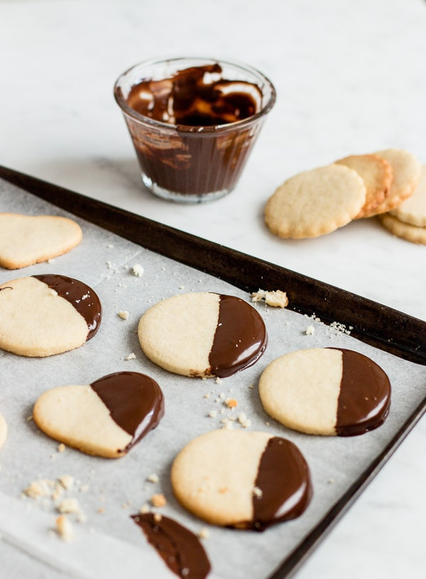 Chocolate Dip Shortbread Cookies
 Chocolate Dipped Shortbread Cookies Pretty Simple Sweet