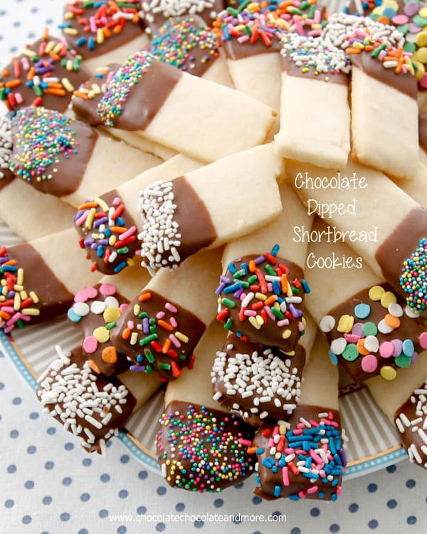 Chocolate Dip Shortbread Cookies
 Chocolate Dipped Shortbread Cookies Chocolate Chocolate