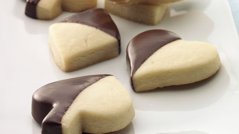 Chocolate Dipped Shortbread Cookies
 Chocolate Dipped Shortbread Cookies Recipe BettyCrocker